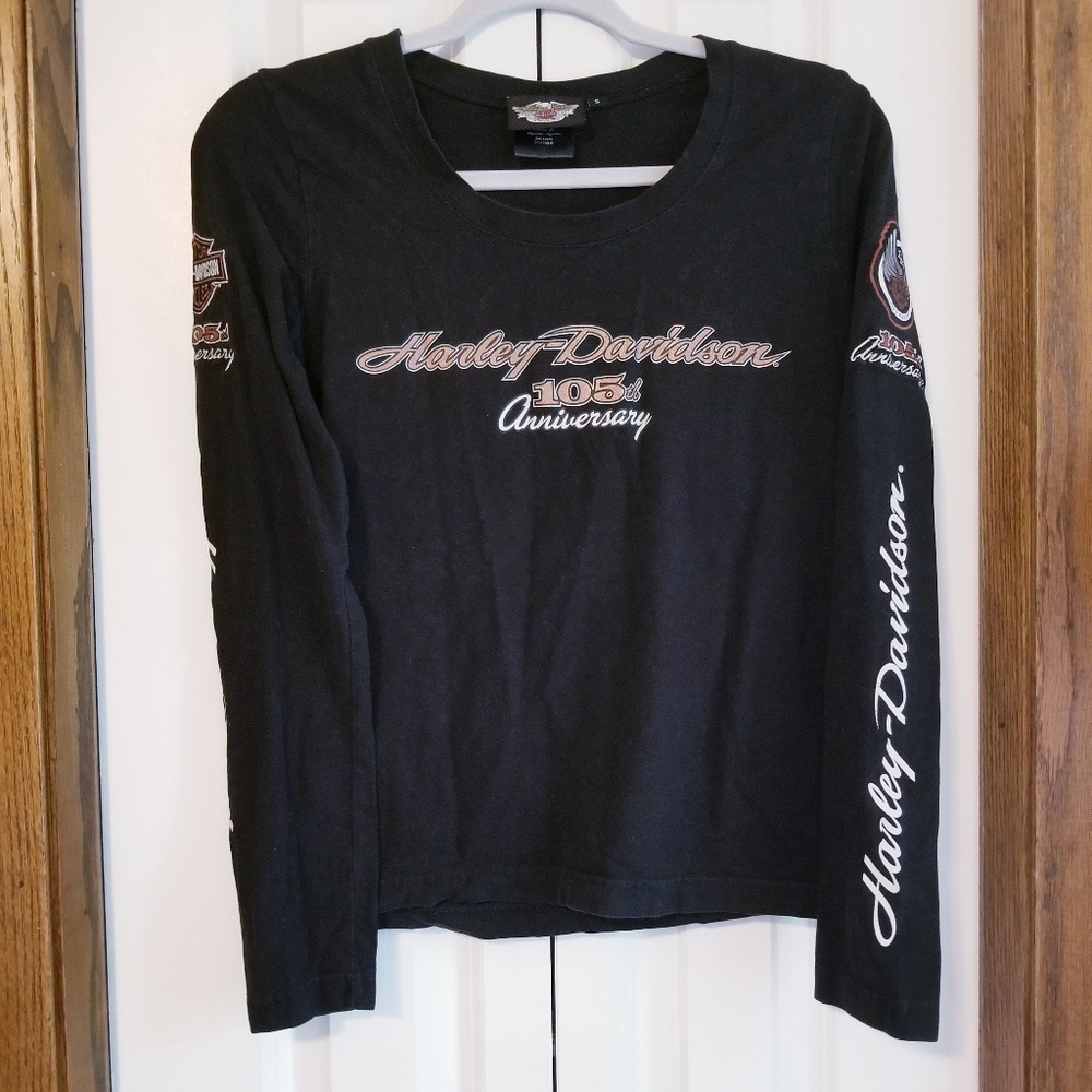 Harley Davidson 105th Anniversary long sleeve sz s